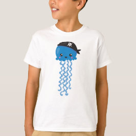 Camiseta Jellyfish pirata, medusa cuta, medusa pequeña