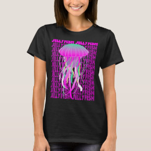 Camiseta Jellyfish Retro Ocean Life Sea Fish Animales