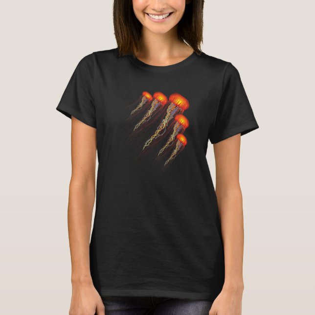 Camiseta Jellyfish sea ocean Marine   graphic (Anverso)