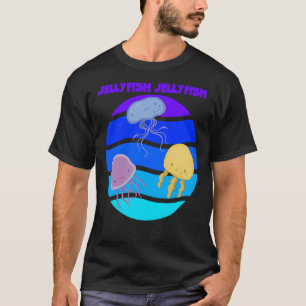 Camiseta Jellyfish Sea Underwater Ocean life Animales Fish