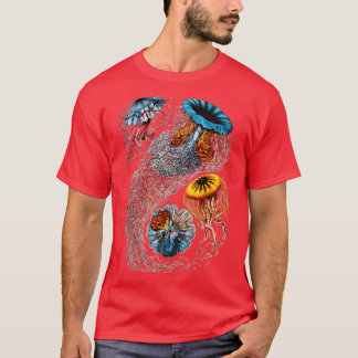 Camiseta Jellyfish vintage por Ernst Haeckel 1