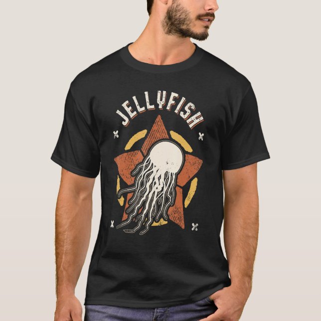 Camiseta Jellyfish Vintage Retro Classic Animal (Anverso)