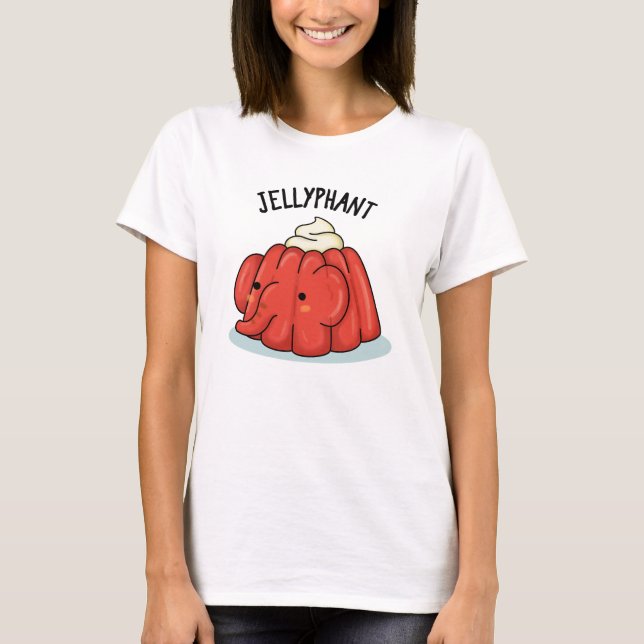 Camiseta Jellyphant Funny Elephant Jelly Pun (Anverso)