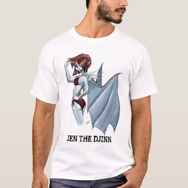 Camiseta Jen el Djinn (Anverso)