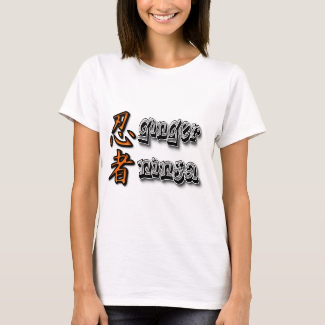 Camiseta Jengibre Ninja (Anverso)