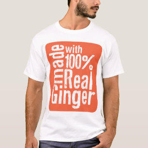 Camiseta Jengibre real del 100%