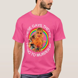 Camiseta Jennifer Coolidge cita: Estos gays están tratando 