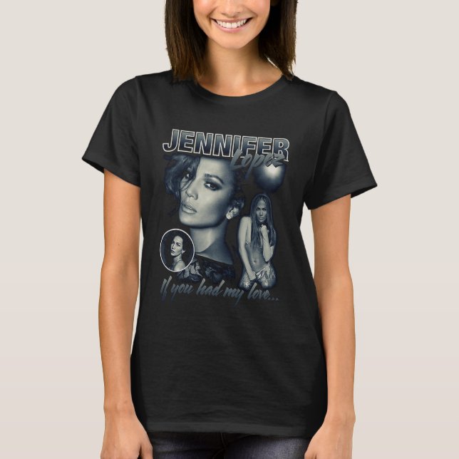 Camiseta Jennifer Lopez Bootleg Portrait (Anverso)