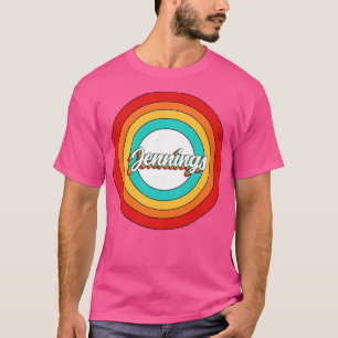 Camiseta Jennings Nombre Shirt Vintage Jennings Circle