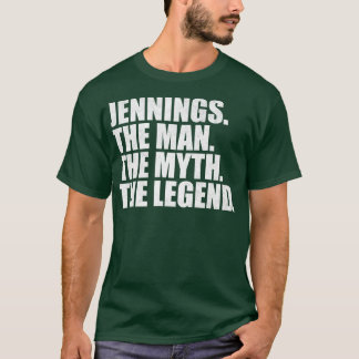 Camiseta JenningsJennings Familia Jennings apellido Je