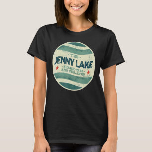 Camiseta Jenny Lake Shark Camping Wyoming, libre de tiburon