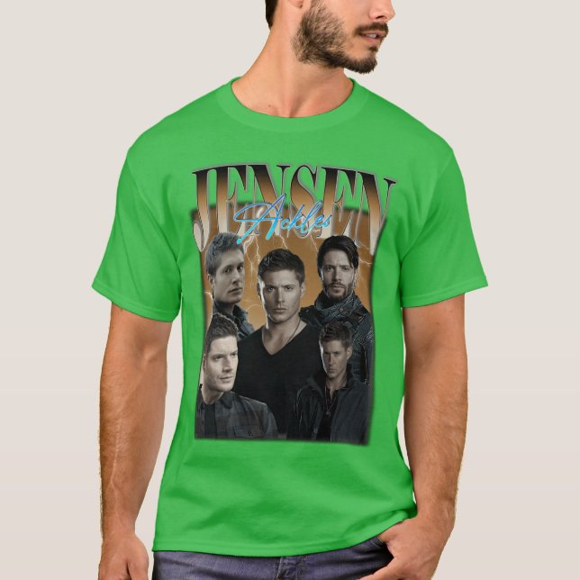 Camiseta Jensen Ackles Contrabando Vintage (Anverso)