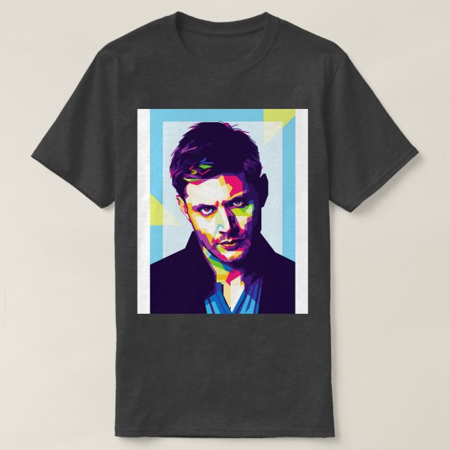 Camiseta Jensen Ackles WPAP V1 (Diseño del anverso)