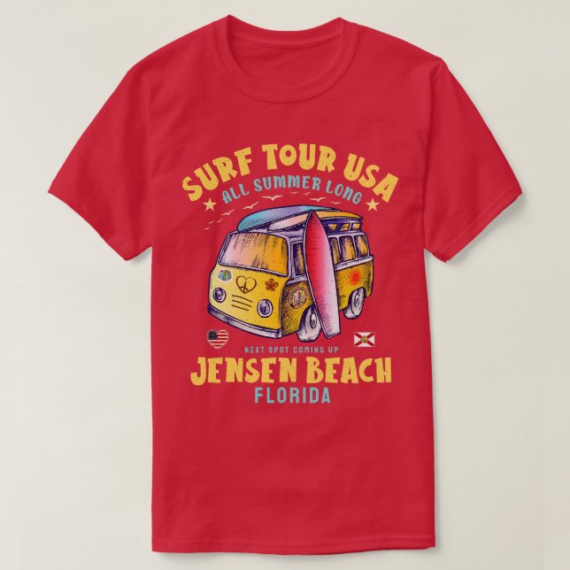 Camiseta Jensen Beach Florida 2 (Diseño del anverso)