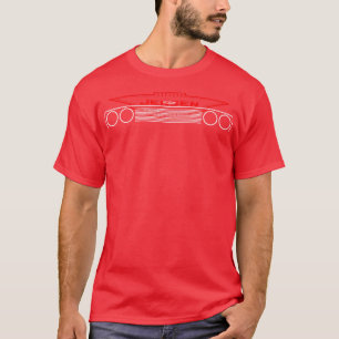 Camiseta Jensen Interceptor clásico parrilla de contorno y