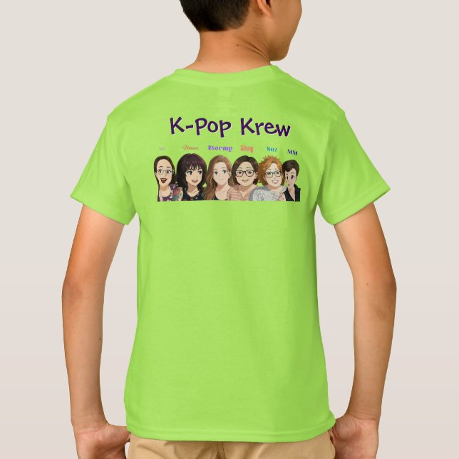 Camiseta jenX Tunes Merch Kids (Reverso)