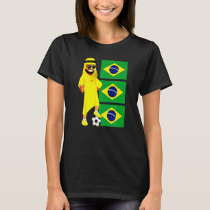 Camiseta Jeque Brasileño Bandera de Brasil Fútbol