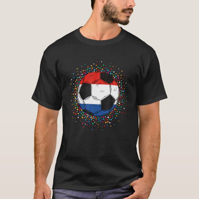 Camiseta Jer de la bandera nacional de la selección neerlan (Anverso)