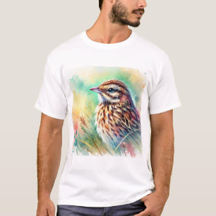 Camiseta Jerdons Bush Lark 070824AREF143 - Watercolor