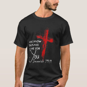 Camiseta Jeremiah 2911 Biblia religiosa cristiana Verse Gif