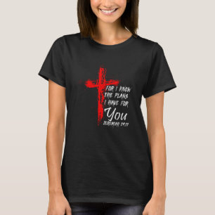 Camiseta Jeremiah 2911 Cruz cristiana Hombres Mujeres Espos