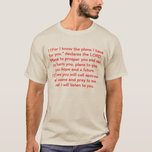 Camiseta Jeremiah 29, 11-14