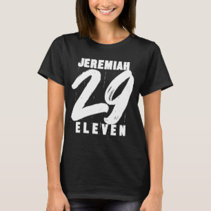 Camiseta Jeremiah 29 11 Eleven Biblia Cristiana Verse Cita