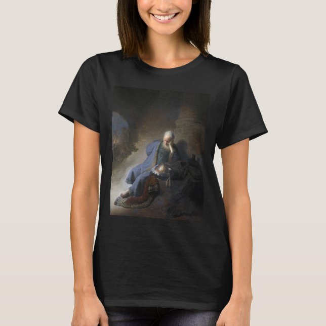 Camiseta Jeremiah Destruction Jerusalem Bible Rembrandt (Anverso)