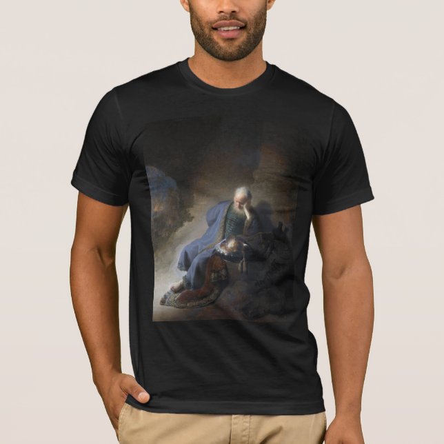 Camiseta Jeremiah Destruction Jerusalem Bible Rembrandt (Anverso)