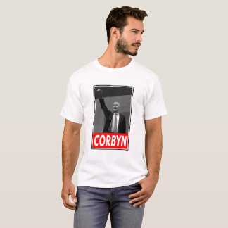 Camiseta Jeremy Corbyn blanco y negro