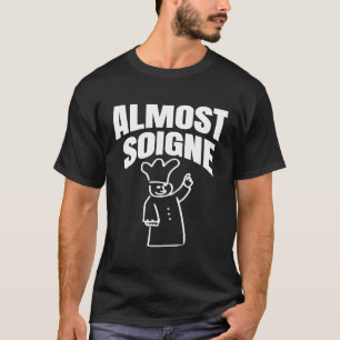 Camiseta Jerga Del Chef Casi Soigne Elegante Tee De Placa