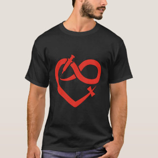 Camiseta Jeringa cardíaca flebotomita Phlebotomía Médica de