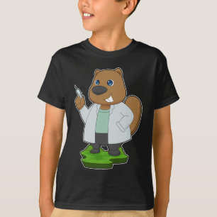 Camiseta Jeringa Médica de castores