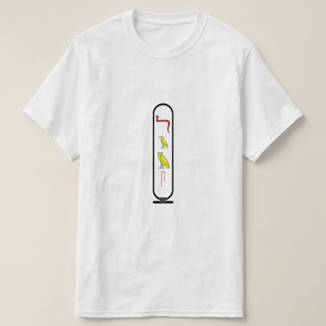 Camiseta jeroglífica personalizada - "mermeladas" (Diseño del anverso)