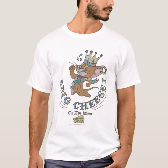Camiseta Jerry Big Cheese En La Luna 2 (Anverso)