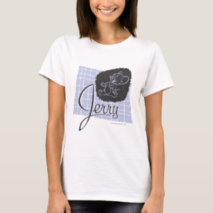Camiseta Jerry Black and Blue Script