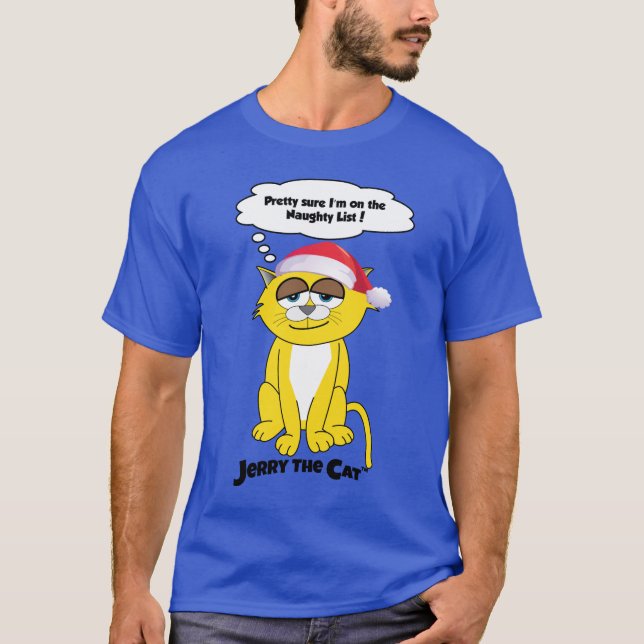Camiseta Jerry El Cat Holiday Shirt (Anverso)