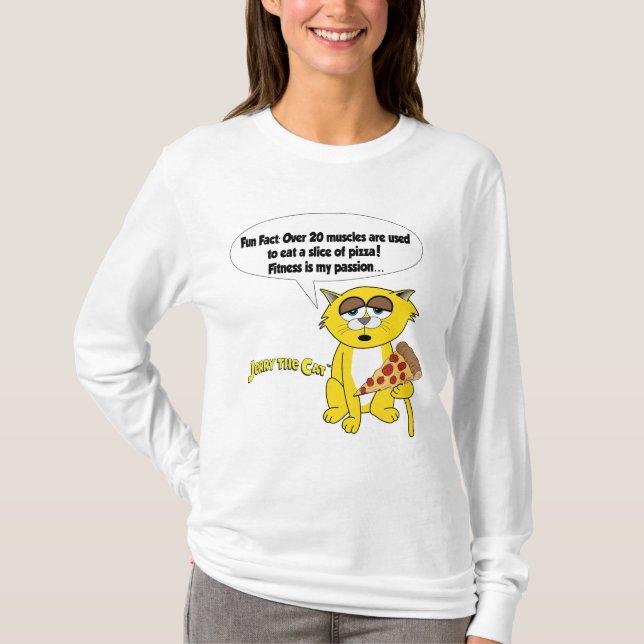 Camiseta Jerry El Hecho Gato-Divertido (Anverso)
