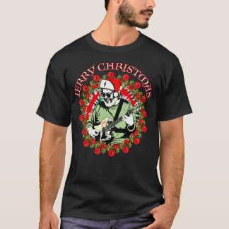 Camiseta Jerry Navidades Rosas Wreath