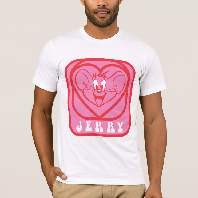 Camiseta Jerry Pink Hearts (Anverso)