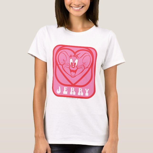Camiseta Jerry Pink Hearts (Anverso)