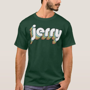 Camiseta Jerry Retro Typography Style Faded Style