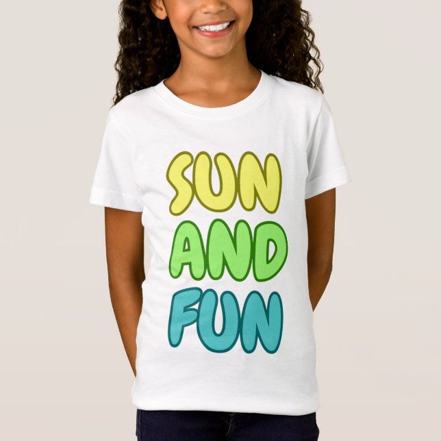 Camiseta Jersey Fina Sun And Fun (Anverso)