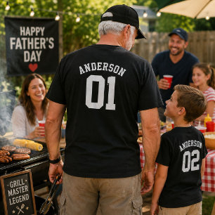 Camiseta Jersey Personalizada con Apellido de la F