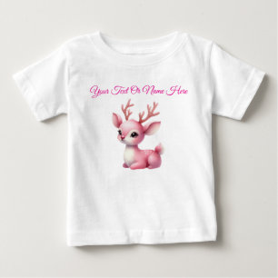 Camiseta Jersey Personalizada de Navidad Rosa para