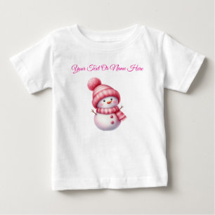Camiseta Jersey Personalizada Rosa de Navidad para