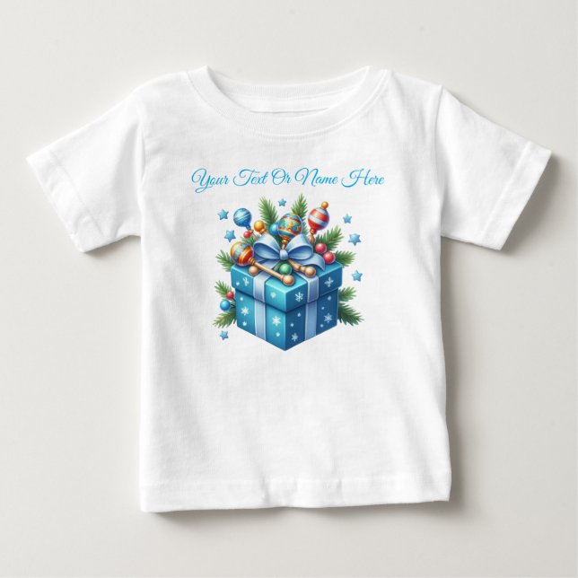 Camiseta Jersey Personalizada Rosa de Navidad para (Anverso)