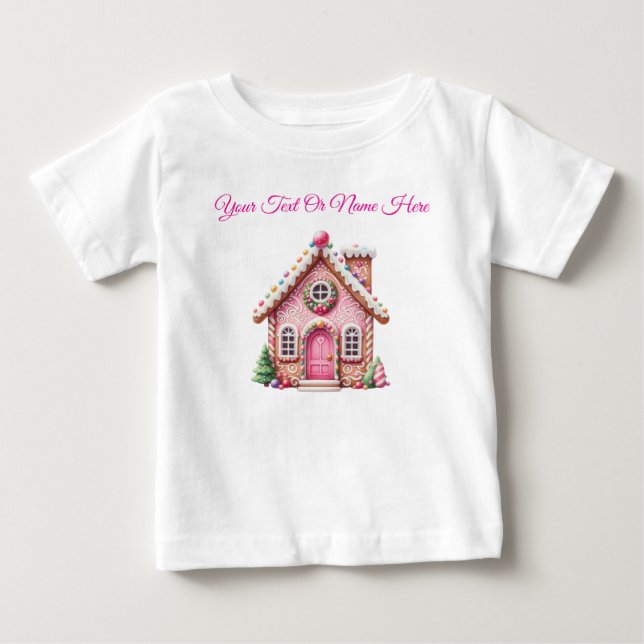 Camiseta Jersey Personalizada Rosa de Navidad para (Anverso)