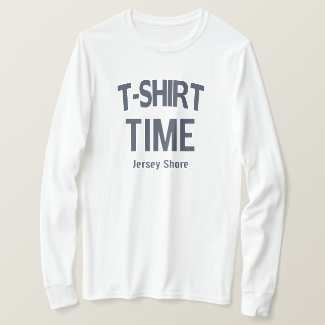 Camiseta Jersey Shore Tiempo (Anverso del diseño)
