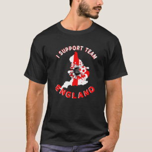 Camiseta Jersey, Yo Apoyo A Los Equipos De Inglaterra, Fútb